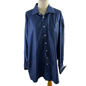 DUCHAMP Blue Button Down Shirt‎ (18.5)